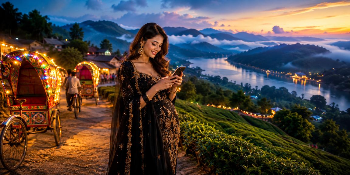ঢাকায় চা বাগানের পরিবেশে মোবাইলে লাইভ ক্যাসিনো ও বেটিং অডস দেখা হচ্ছে